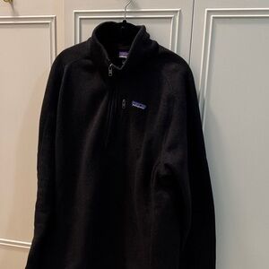 Patagonia Midnight Black Quarter-Zip Fleece